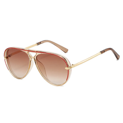 Trendy Oversized Sunglasses Retro Frog Eyewear