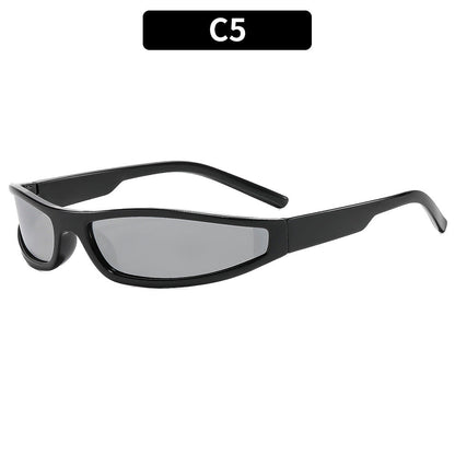 Trendy Retro Hip-Hop Small Frame Sunglasses for Outdoor