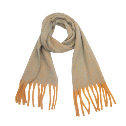 Winter Soft Long Shawl Tassel Warm Scarf