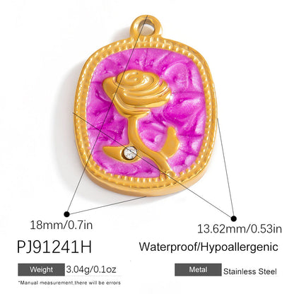 Bohemian Style Stainless Steel Beach Pendant Necklace