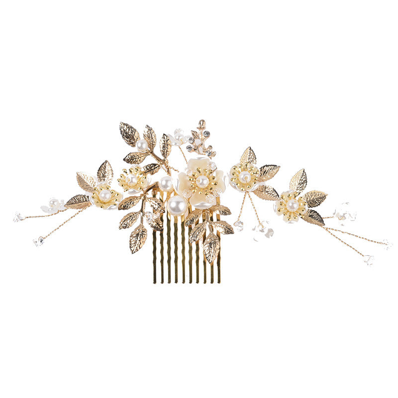 Elegant Pearl Hair Comb Set Bridal Hair Accessories