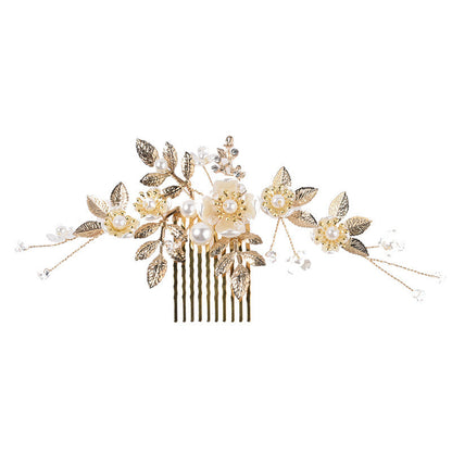 Elegant Pearl Hair Comb Set Bridal Hair Accessories