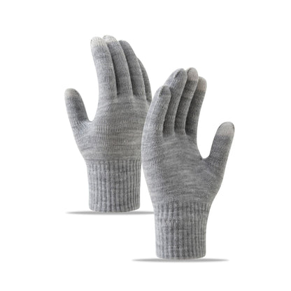 Touchscreen Winter Knitted Gloves for Cycling and Fitness