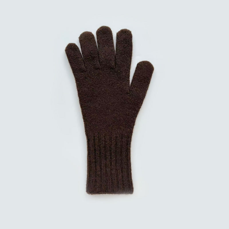 100% Pure Wool Touchscreen Fingerless Gloves for Women