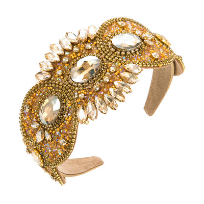 French Vintage Elegant Crystal Headband