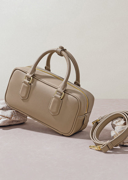 Compact Faux Leather Crossbody Bag Minimalist Design
