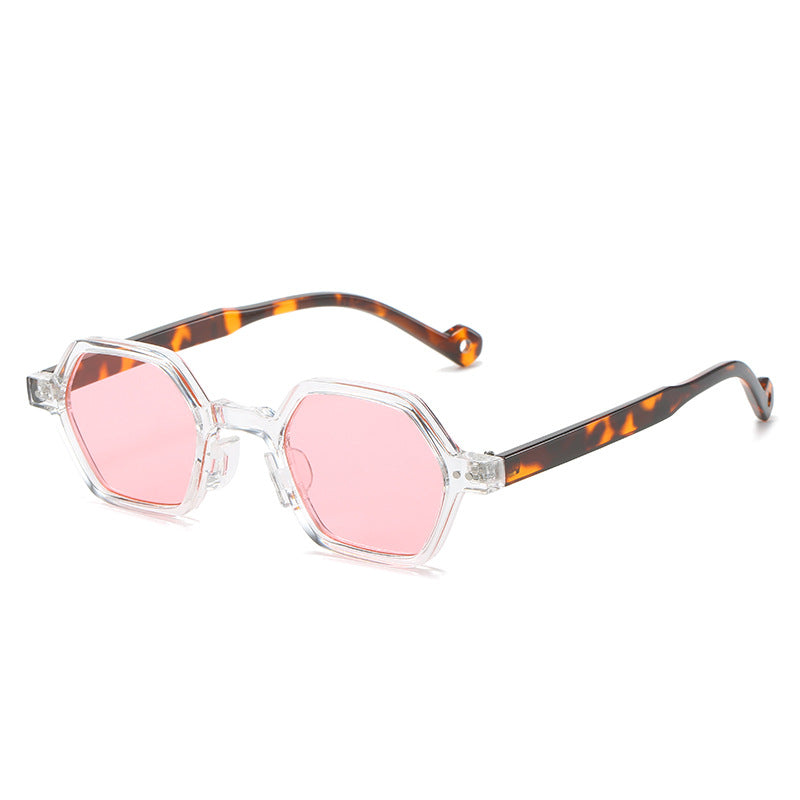 Trendy Polygon Sunglasses with UV400 Protection