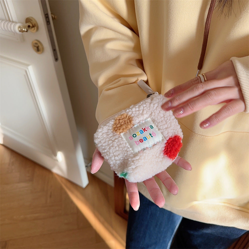 Cosbai - Mini Plush Makeup Bag