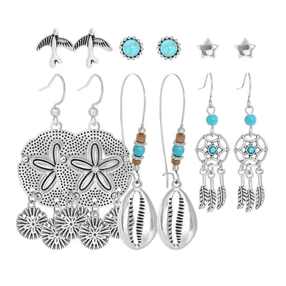 Bohemian Vintage Hollow Circle Earrings for Women