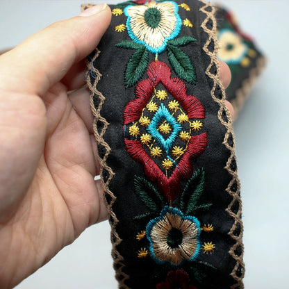 5.5Cm Wide, Minority Clothing Decorative Lace Accessories, Retro Embroidery Handmade Diy Collar Webbing Barcode