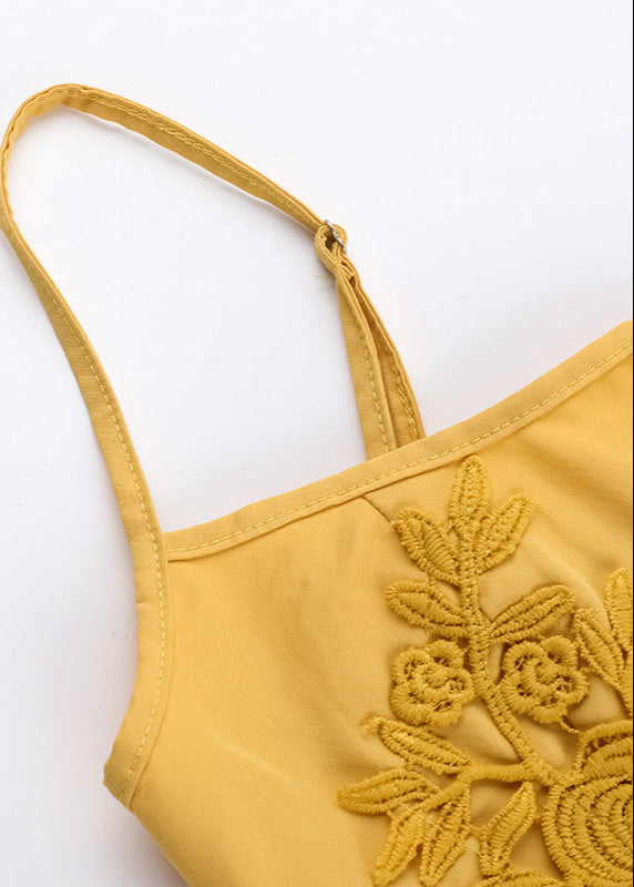 Floral Embroidered Fit And Flare Mini Dress