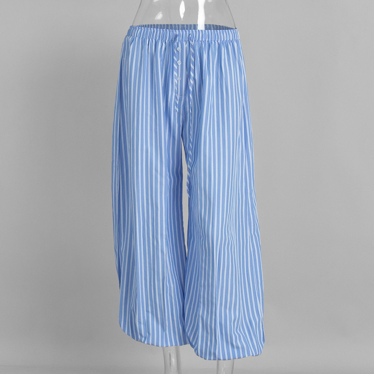 Trendy Striped Lantern Pants Comfortable Casual Trousers