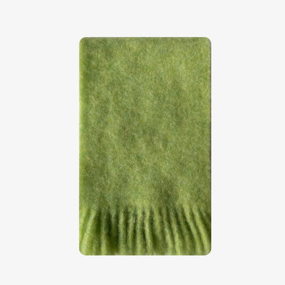 Winter Solid Color Thick Tassel Wool Scarf