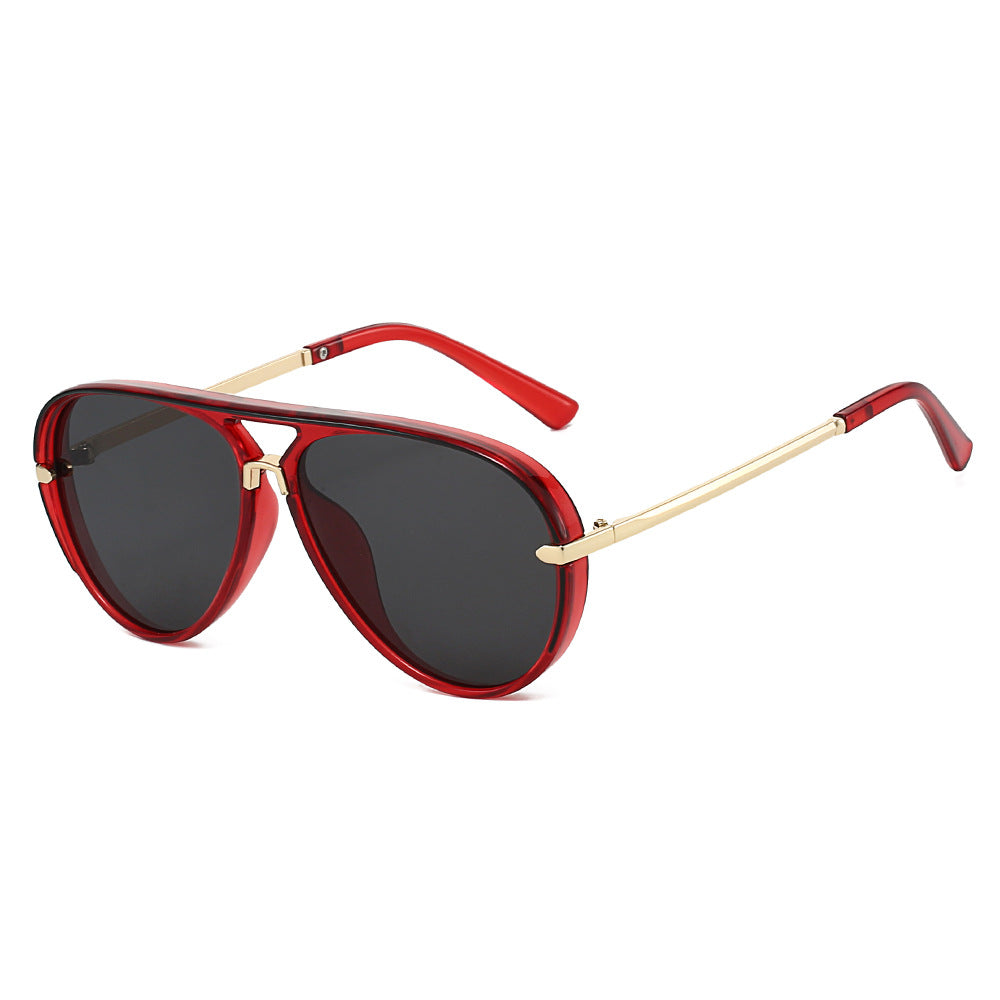 Trendy Oversized Sunglasses Retro Frog Eyewear