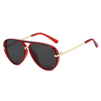 Trendy Oversized Sunglasses Retro Frog Eyewear