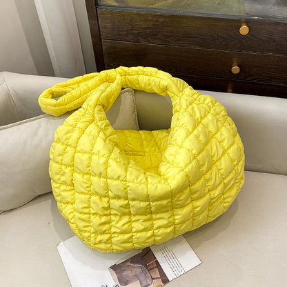 Chic Cloud Shoulder Bag Stylish Large Capacity Nylon Tote