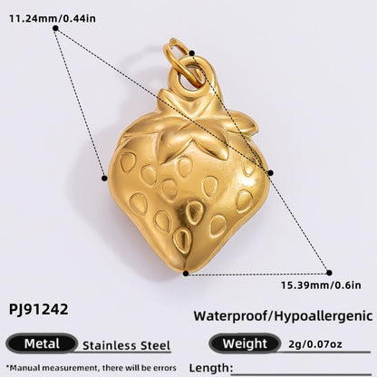 Butterfly Pendant Necklace Elegant Stainless Steel