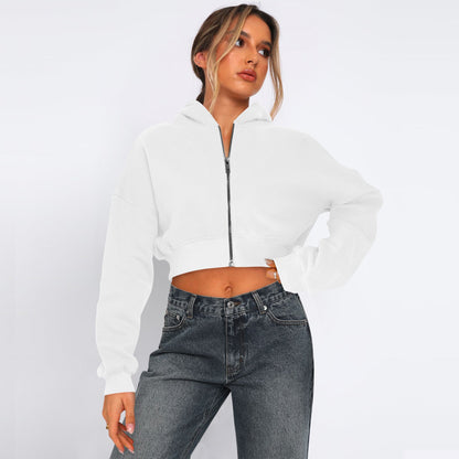 Women’s Trendy Casual Hoodie with Zipper