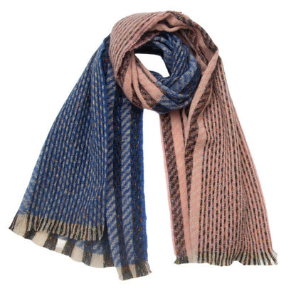 Vintage Stripe Patchwork Scarves