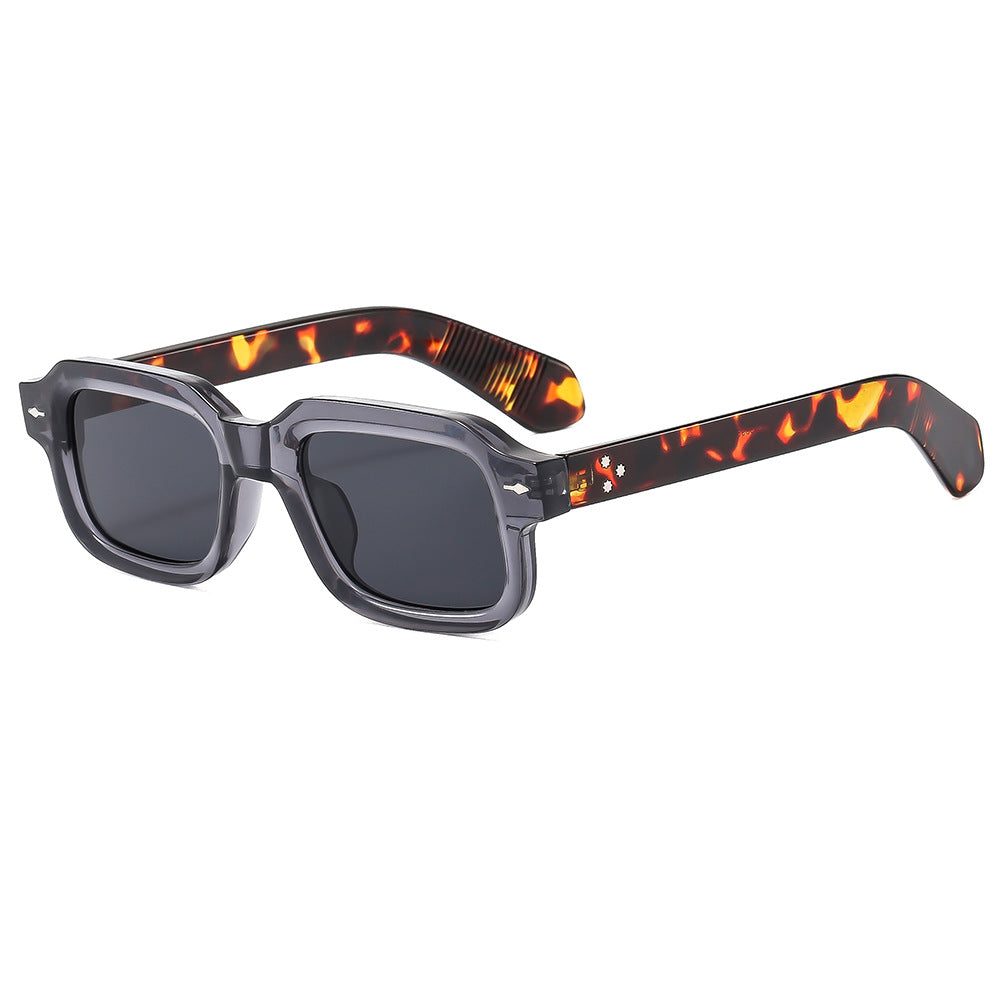 Fashionable Square Arrow Sunglasses Trendy Retro Unisex Shades