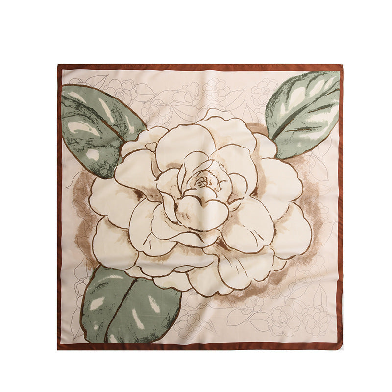 Scarvii -  Camellia Square Scarf