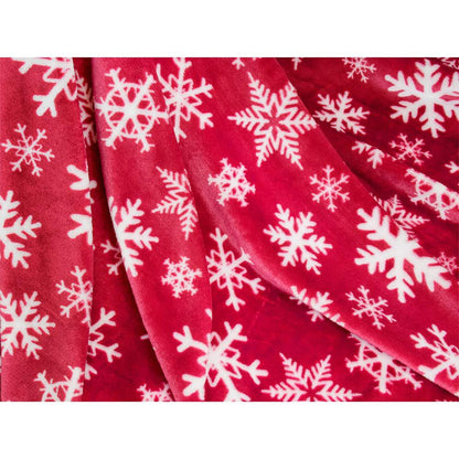 Soft Christmas Reindeer Warm Throw Blanket