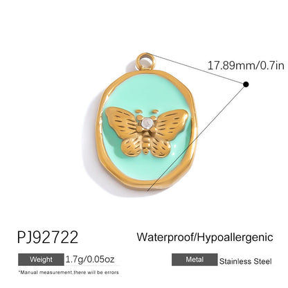 DIY 18K Gold Plated Stainless Steel Jewelry Accessories for Bracelets and Necklaces