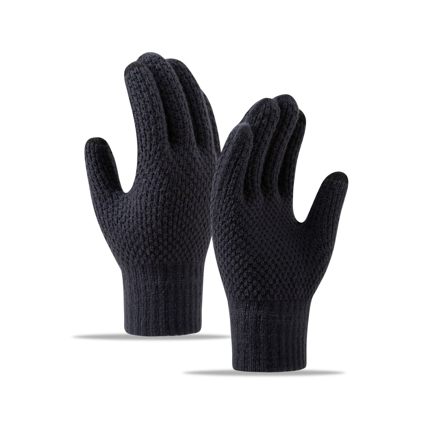 Touchscreen Winter Knitted Gloves Thicker Casual Insulated