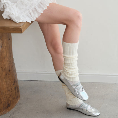 Knitted Wool Blend Sock Sleeves Casual Warm Calf Covers