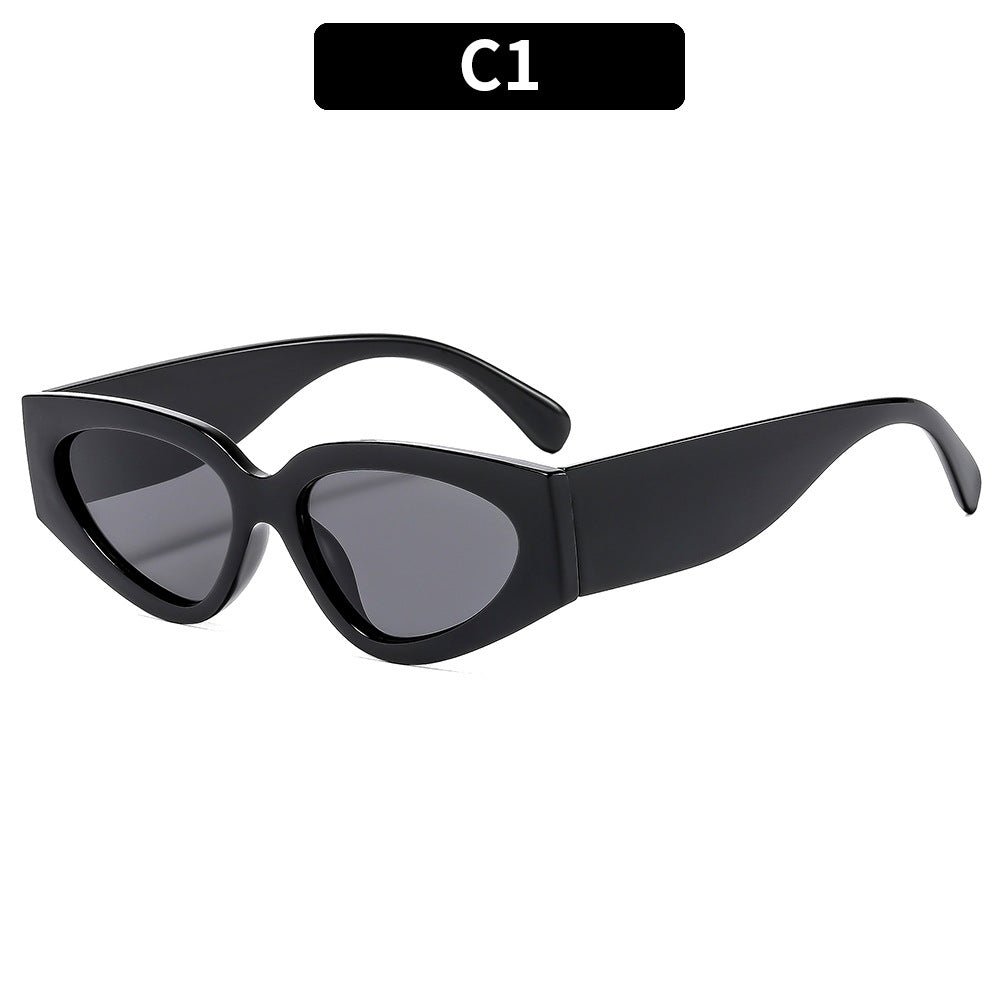 Fashionable Women's Cat Eye Colorblock Sunglasses
