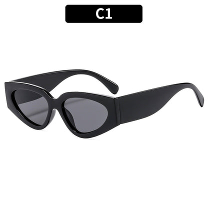 Fashionable Women's Cat Eye Colorblock Sunglasses