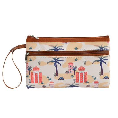 Simple Portable Christmas PU Storage Bag