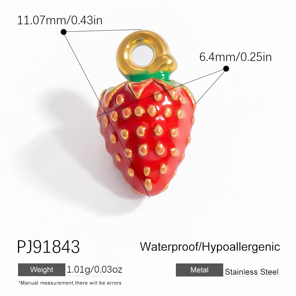 Mini Fruit Cartoon DIY Jewelry Accessories Handmade Necklace Bracelet