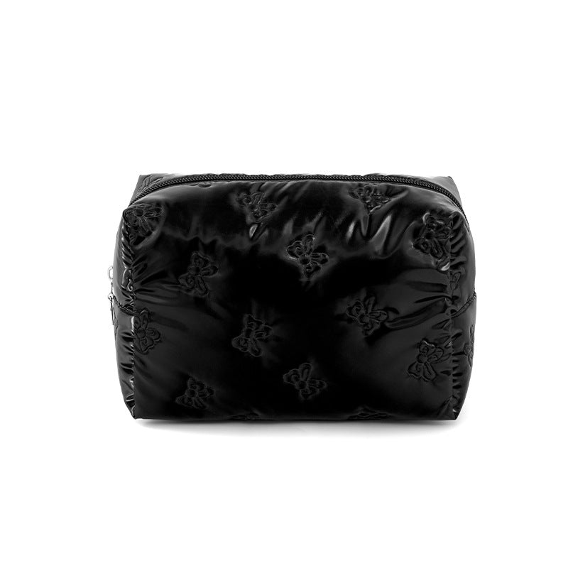 Elegant Butterfly Print Portable Cosmetic Bag