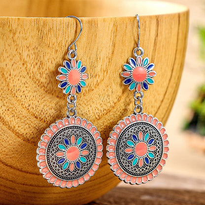 Trendy European & American Long Geometric Drop Earrings