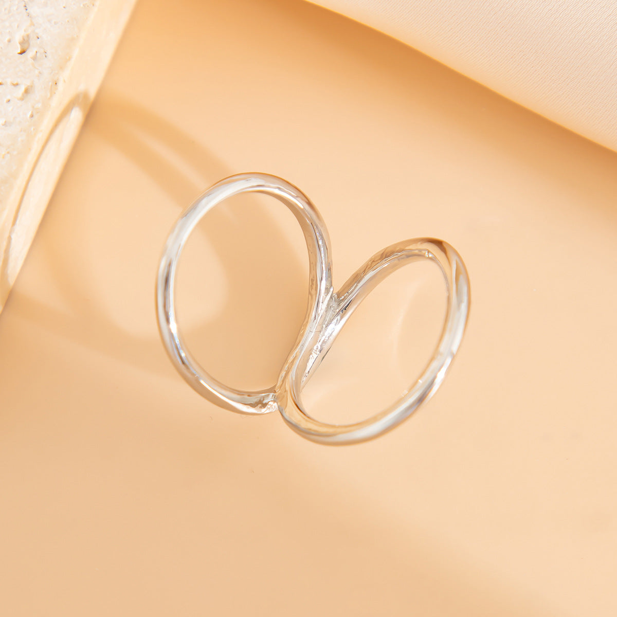 Exaggerated Irregular Metal Cuff Bracelet Set