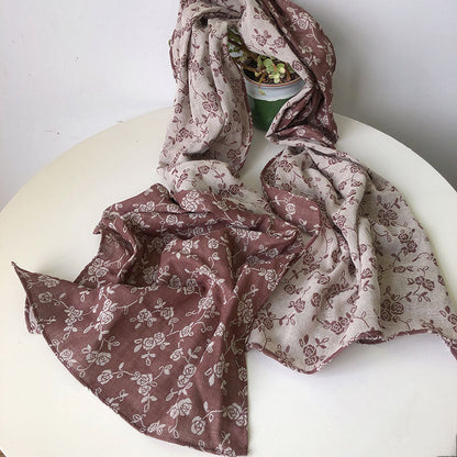 Scarvii - Plaid Boho Scarf Reversible