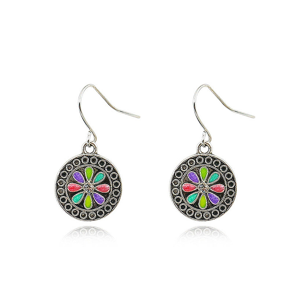 Bohemian Geometric Drop Earrings Zinc Alloy Dangle Jewelry