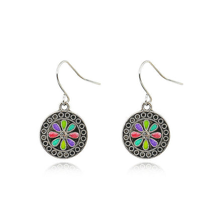 Bohemian Geometric Drop Earrings Zinc Alloy Dangle Jewelry