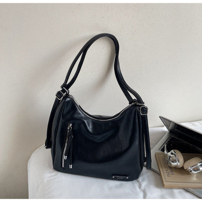 Retro Large Tote Bag for Women Stylish Casual Shoulder Bag