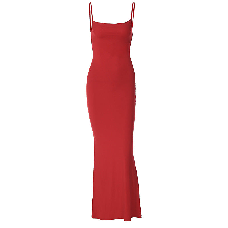 Summer Casual Chiffon Slip Dress for Women