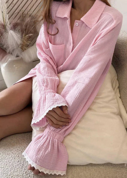 Lounge Set Lightweight Fabric Relaxed Fit