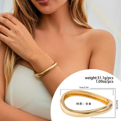 Metallic Drop Huggable Bracelet Trendy Fashion Spring Bracelet