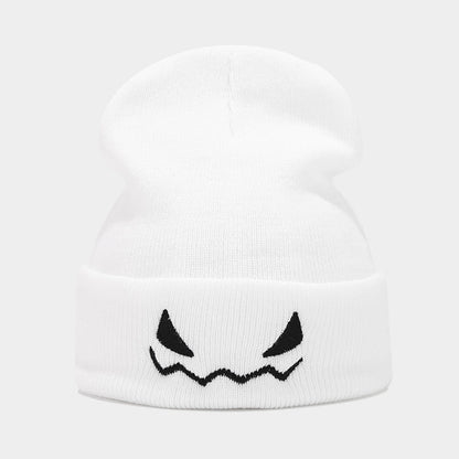 Funny Halloween Pumpkin Winter Warm Beanie Hat