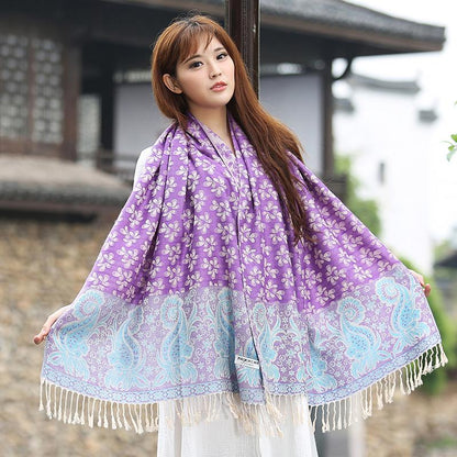 Nepal Ethnic Style Shawl Scarf