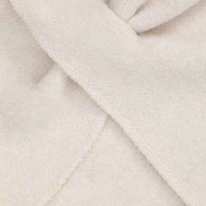 Winter Knit Wool Solid Color Triangle Scarf