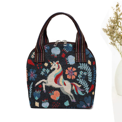 Handbag Bag Women'S New Bag Children'S Bag Woven Ethnic Style Small Cloth Bag