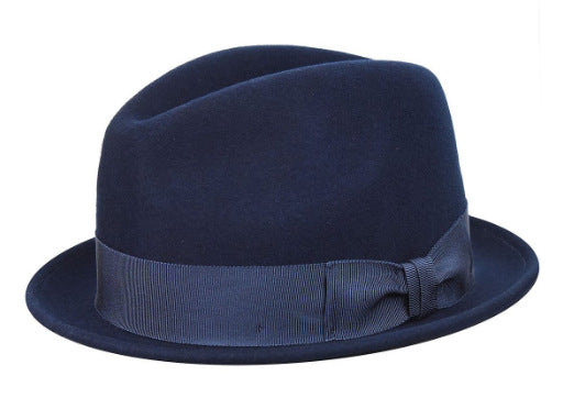 Women’s Wool Felt Hat with Bow Detail - Vintage Style