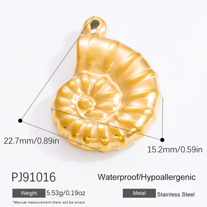 Fashionable DIY Jewelry Pendant Necklace Stainless Steel 18K Gold Plated