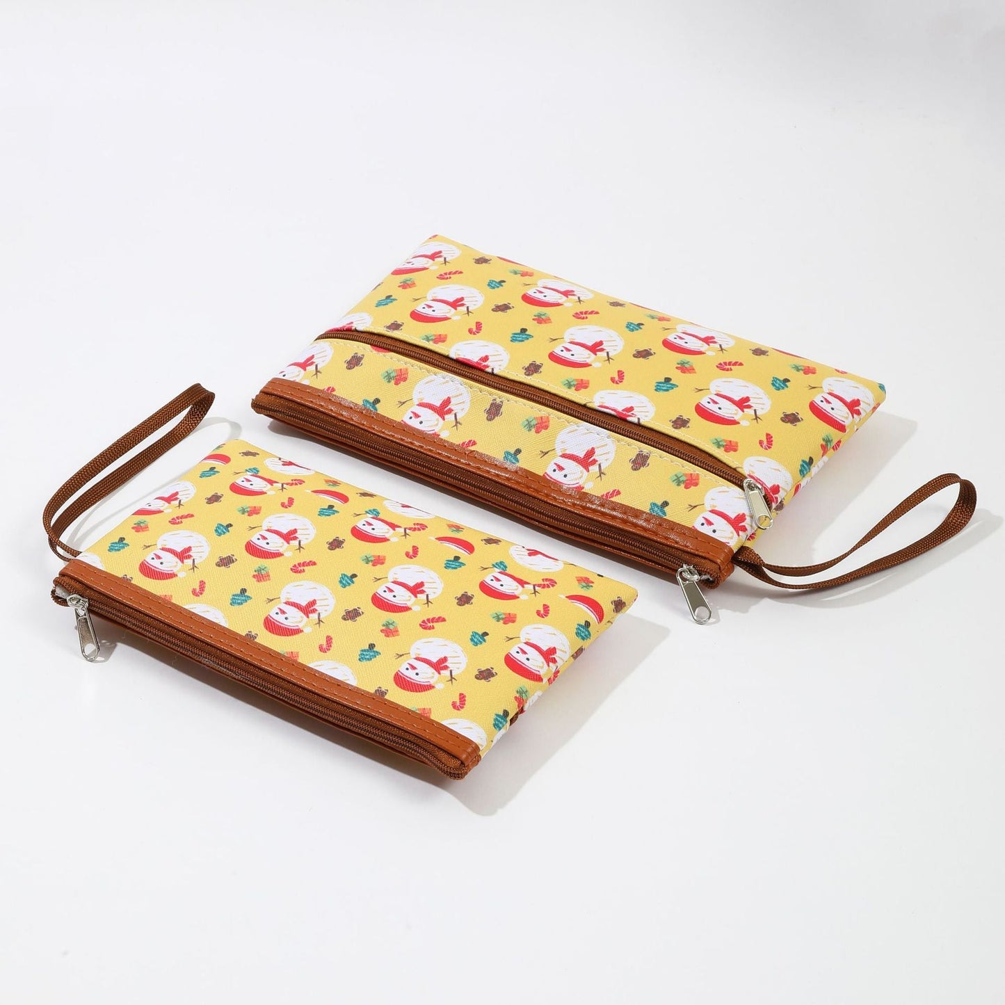 Simple Portable Christmas PU Storage Bag